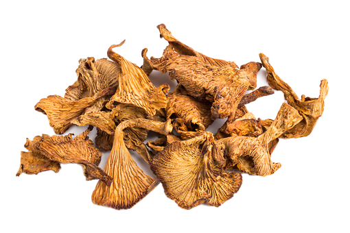 Dehydrated chanterelles