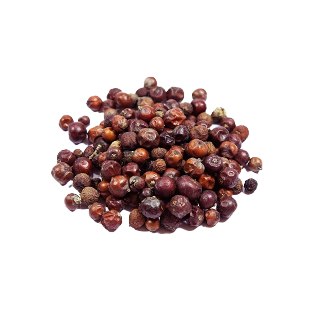 Dehydrated juniper berries