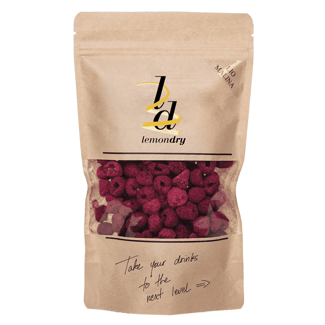 Freeze-dried raspberries